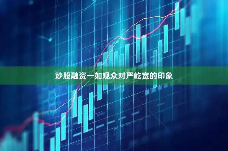 炒股融资一如观众对严屹宽的印象